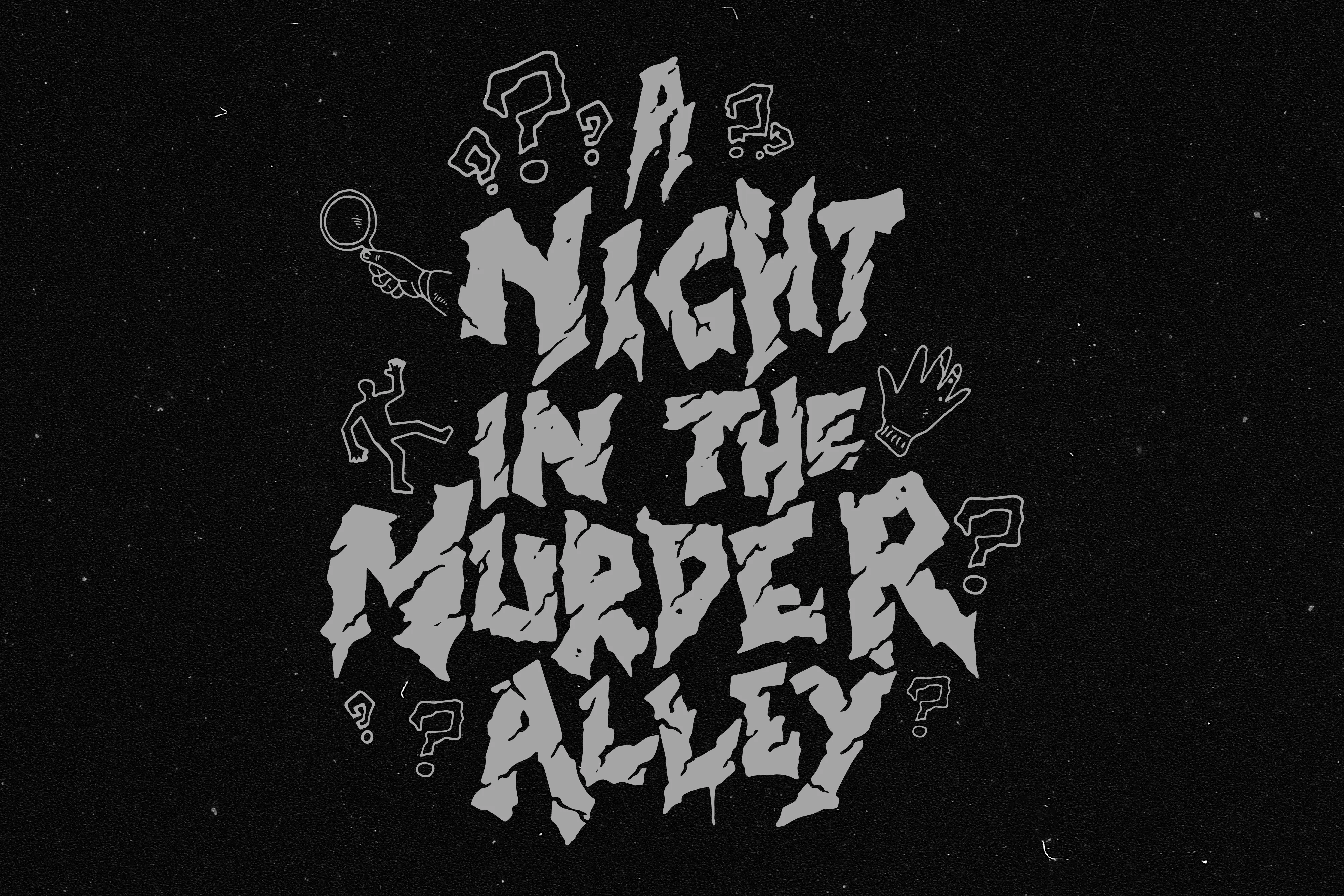 Murder mystery invitation